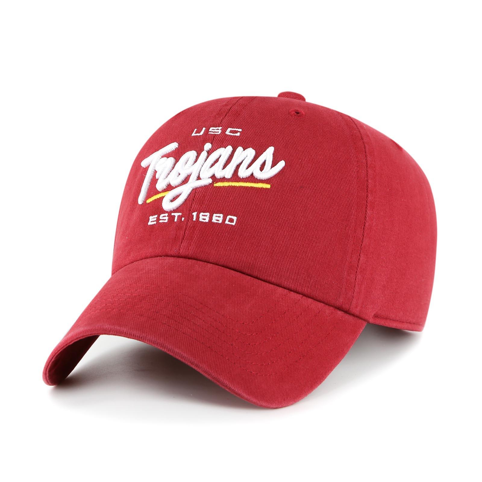 USC Trojans Team Trojan by '47 Cardinal Sidney Clean Up Hat | USC